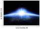 Planet Earth with Sun Wall Decal