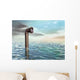 Periscope Emerging from Water Wall Decal