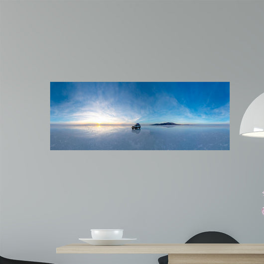Salt Lake Uyuni Bolivia Wall Decal Panoramic Wall Decal