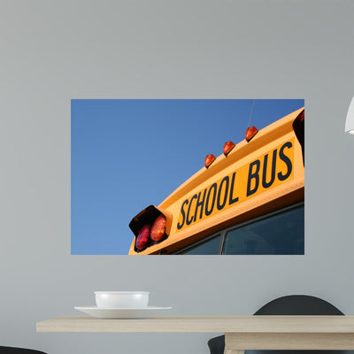 Back to School Wall Decal shown on a wall