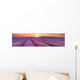 Sunrise over Fields Lavender Wall Decal