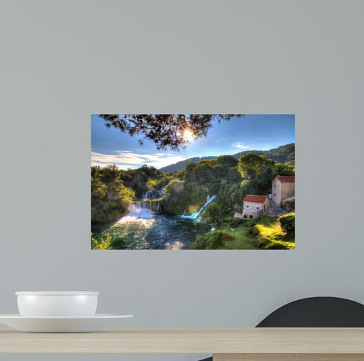 Waterfalls Krka River Croatia Wall Decal