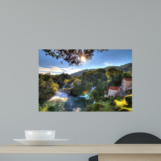 Waterfalls Krka River Croatia Wall Decal