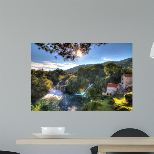 Waterfalls Krka River Croatia Wall Decal
