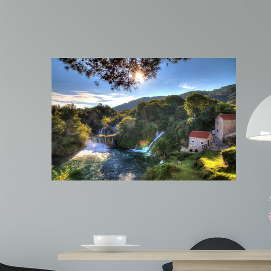 Waterfalls Krka River Croatia Wall Decal