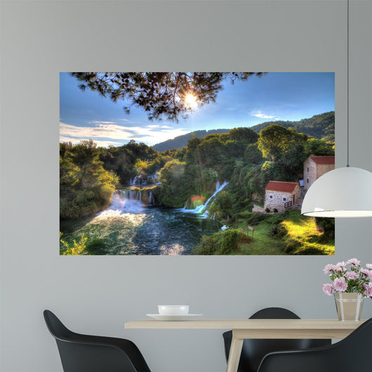Waterfalls Krka River Croatia Wall Decal