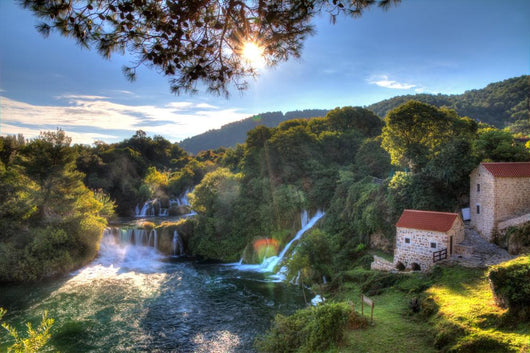 Waterfalls Krka River Croatia Wall Decal