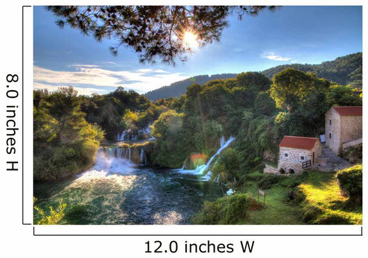 Waterfalls Krka River Croatia Wall Decal