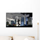 Silhouette Dancing Central Park Wall Decal