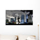 Silhouette Dancing Central Park Wall Decal