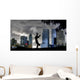 Silhouette Dancing Central Park Wall Decal