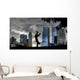 Silhouette Dancing Central Park Wall Decal