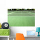 Tennis Court Players Eye-view Wall Decal