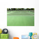 Tennis Court Players Eye-view Wall Decal