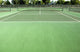 Tennis Court Players Eye-view Wall Decal