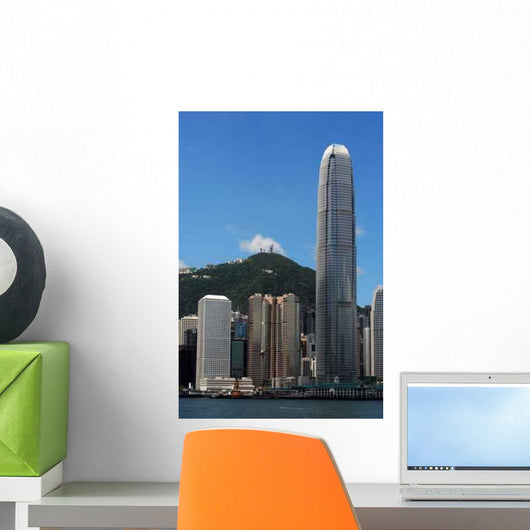 Hong Kong Skyline Wall Decal Design 2