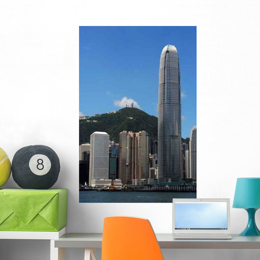 Hong Kong Skyline Wall Decal Design 2