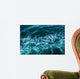 Blue Sea-foam Waves Texture Wall Decal