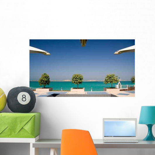 Gulf Abu Dhabi Framed Wall Decal