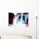 Female Doctor Looking X-ray Wall Decal