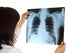 Female Doctor Looking X-ray Wall Decal
