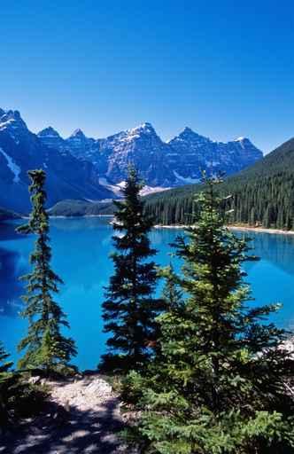 Moraine Lake Glacier Lake Wall Decal