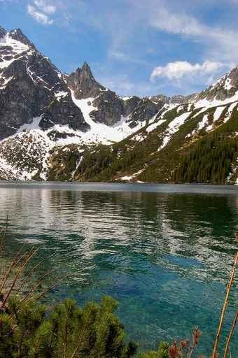 Morskie Oko Lake Polish Wall Decal Design 2