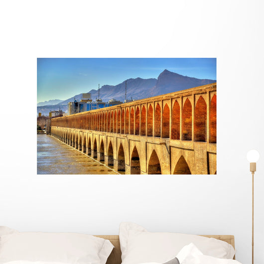 Allahverdi Khan Bridge Si-o-seh Wall Decal