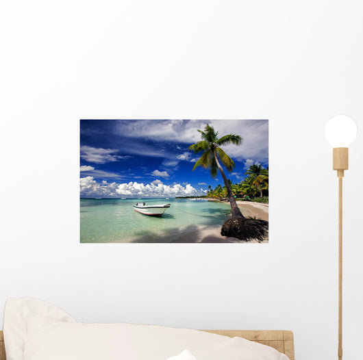 Tropical Beach Dominican Republic Wall Decal