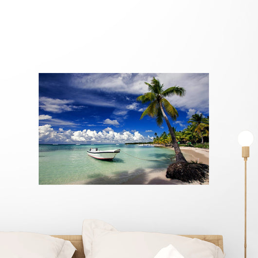 Tropical Beach Dominican Republic Wall Decal