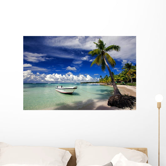Tropical Beach Dominican Republic Wall Decal
