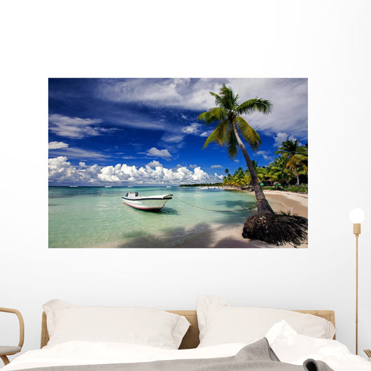 Tropical Beach Dominican Republic Wall Decal