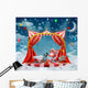 Illustration Cute Circus Animals Wall Decal
