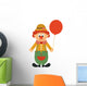 Clown and Ball Wall Decal