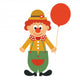 Clown and Ball Wall Decal
