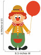 Clown and Ball Wall Decal