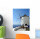 Windmill Santorini Wall Decal
