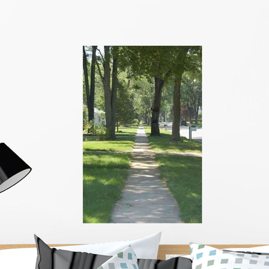 Down Sidewalk Wall Decal