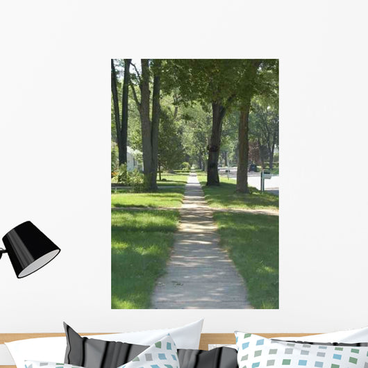 Down Sidewalk Wall Decal