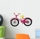Pink Bike Wall Decal