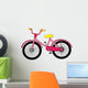 Pink Bike Wall Decal