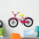 Pink Bike Wall Decal