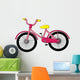 Pink Bike Wall Decal
