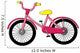 Pink Bike Wall Decal