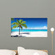 Scenic Palm Coral Beach Wall Decal