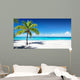 Scenic Palm Coral Beach Wall Decal