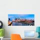 Philadelphia Skyline Panorama Dusk Wall Decal