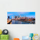 Philadelphia Skyline Panorama Dusk Wall Decal