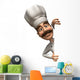 Peering Cuisine Chef Wall Decal