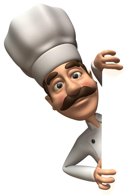 Peering Cuisine Chef Wall Decal
